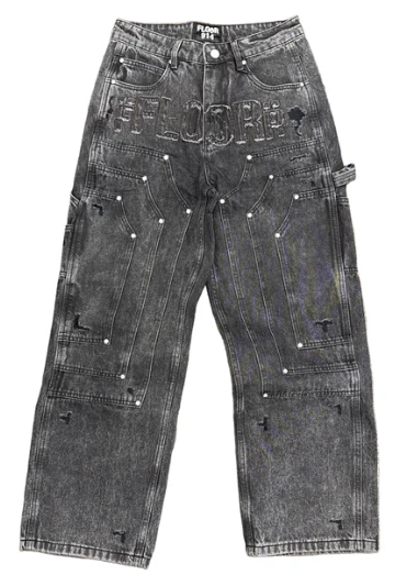 FLOOR 914 BLACK CARPNTER PANTS