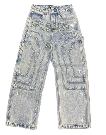 FLOOR 914 BLUE CARPENTER PANTS