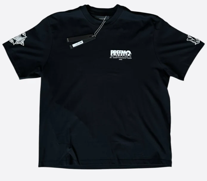 AMIRI PREEMO BLACK TEE