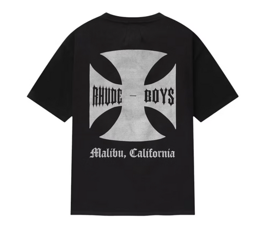 RHUDE BOYS TEE BLACK
