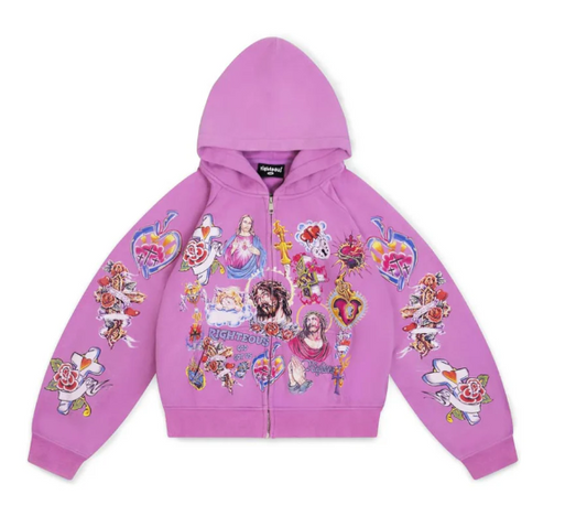 RIGHTEOUS RISEN HOODIE (PURPLE)