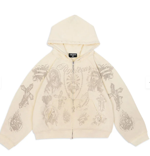 RIGHTEOUS TATTED BELIEVER (CREAM)
