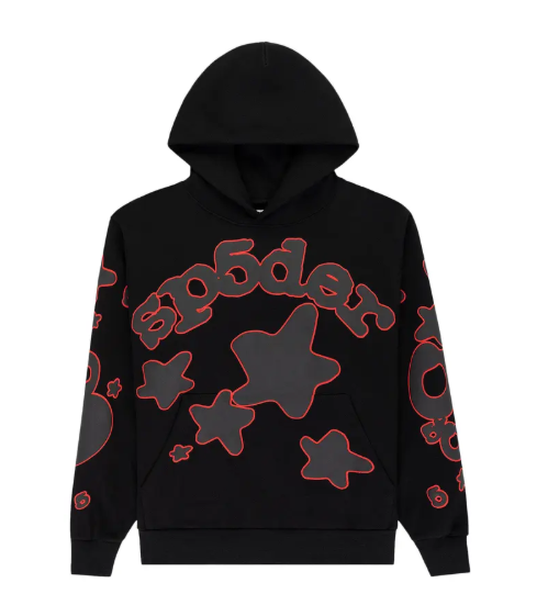 SP5DER HOODIE BELUGA (BLACK)