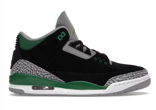 JORDAN 3'S PINE GREEN