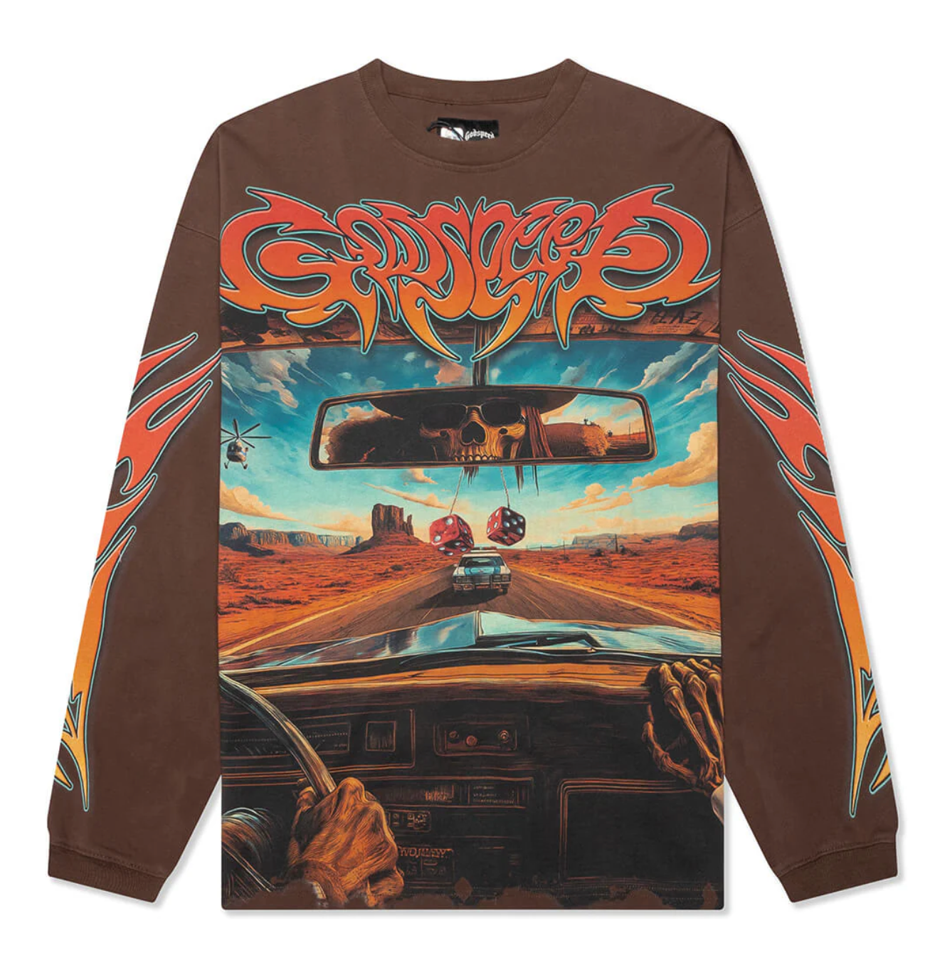 GODSPEED ON THE RUN L/S (BROWN)