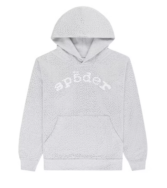 SP5DER GREY VVS HOODIE