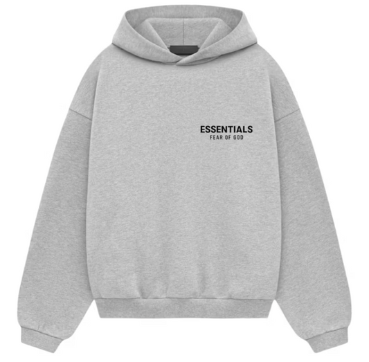 KIDS ESSENTIALS HOODIE DARK OAT