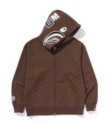 BAPE ZIP UP (BROWN)