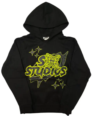 SB STUDIO HOODIE BLACK/NEON