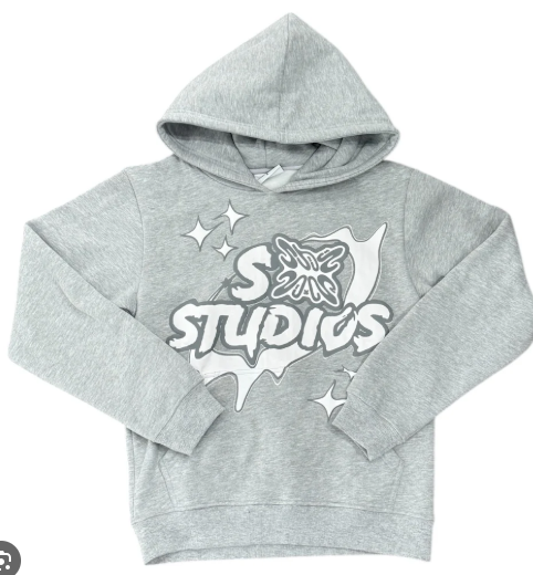 SB STUDIO HOODIE GREY/WHITE