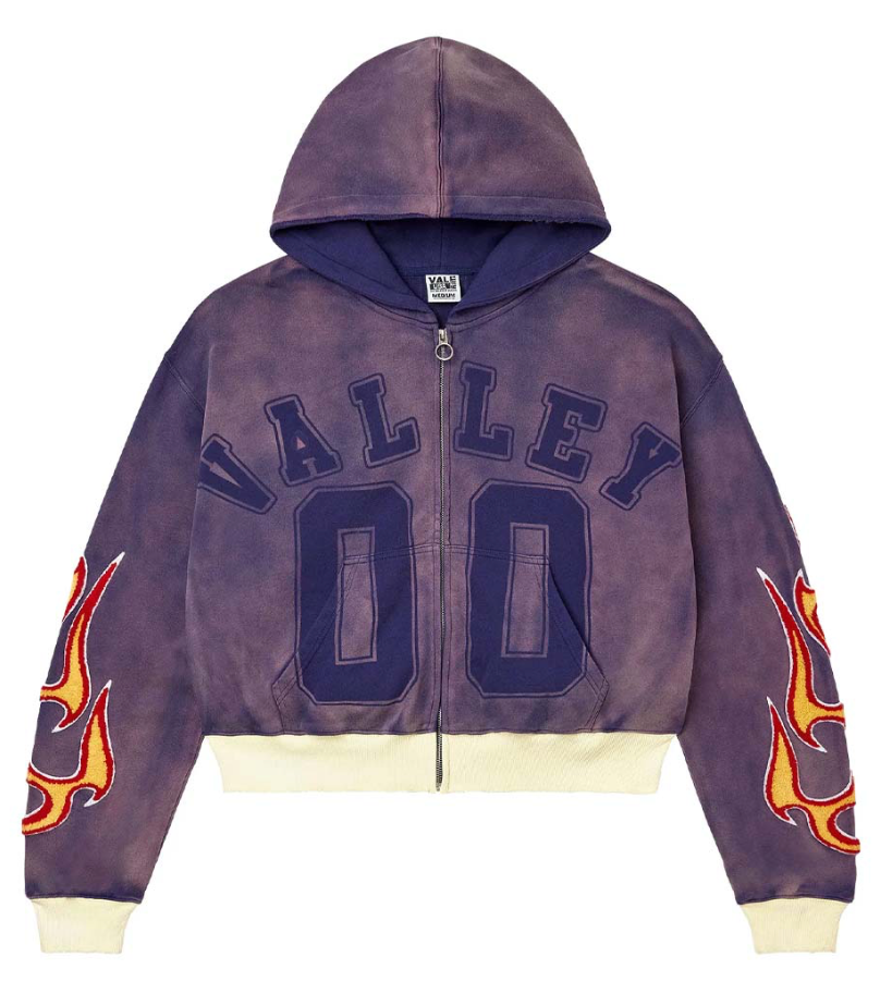 VALE FOREVER ZIP UP HOODIE CHIMERA 'PURPLE'