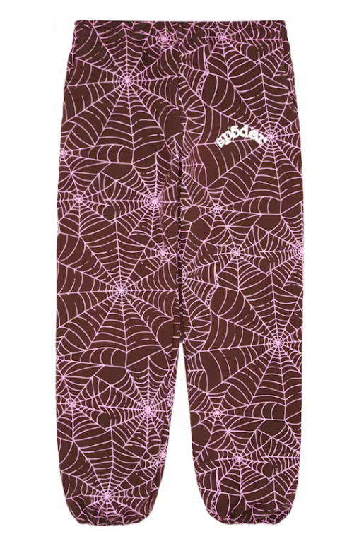 SP5DER AOP SWEATS 'BROWN'