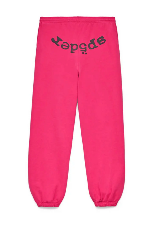 SP5DER LEGACY SWEATS 'PINK/BLACK'