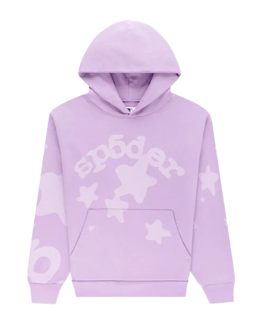 SP5DER BELUGA V2 HOODIE "ACAI"