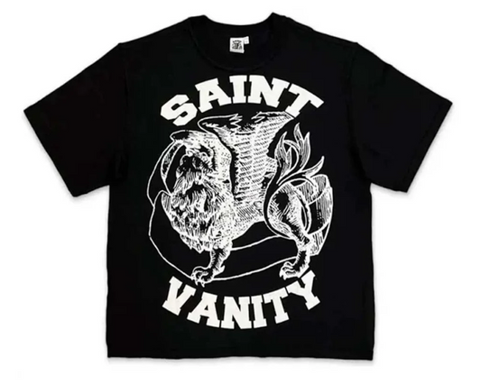 SAINT VANITY GRIFFIN TEE (BLACK/WHITE)