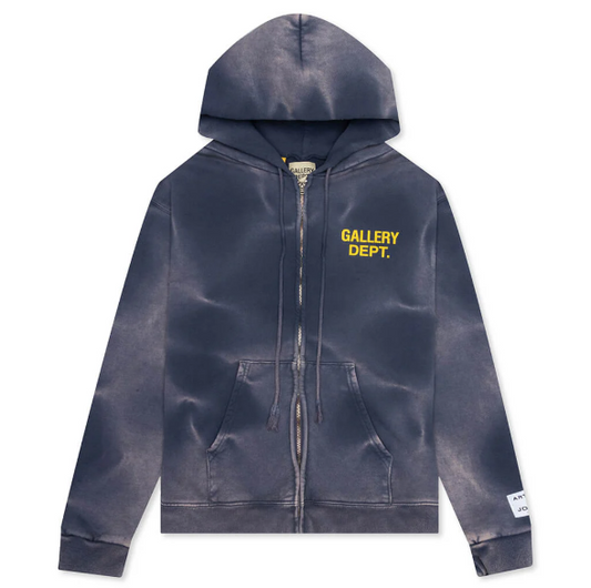 GALLERY DEPT. SUN FADED NAVY ZIP UP