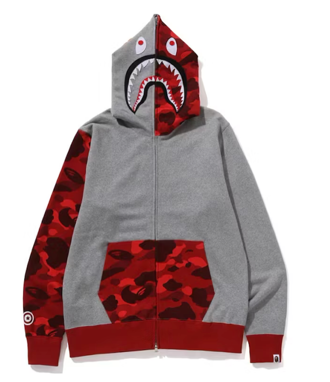BAPE CAMO SHARK FULL ZIP