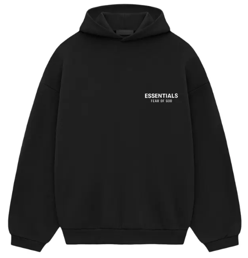 ESSENTIALS FW24 HOODIE 'BLACK'