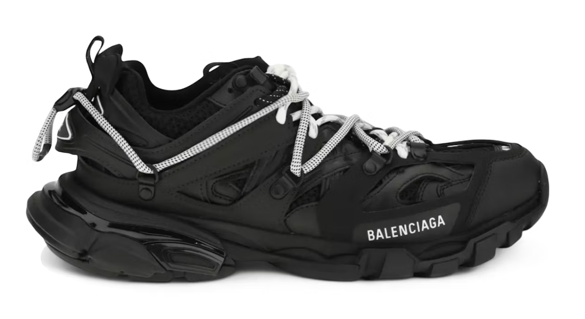 Balenciaga Track Trail Laces Black White