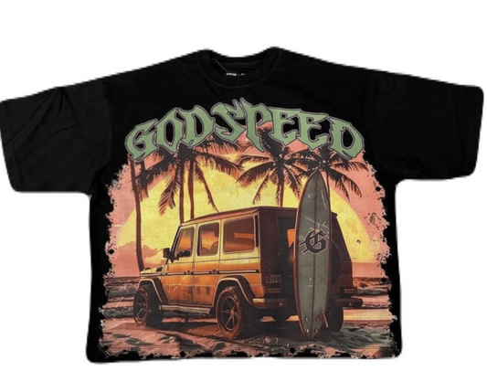 GODSPEED X Art Basel G-Wagon Shirt Black