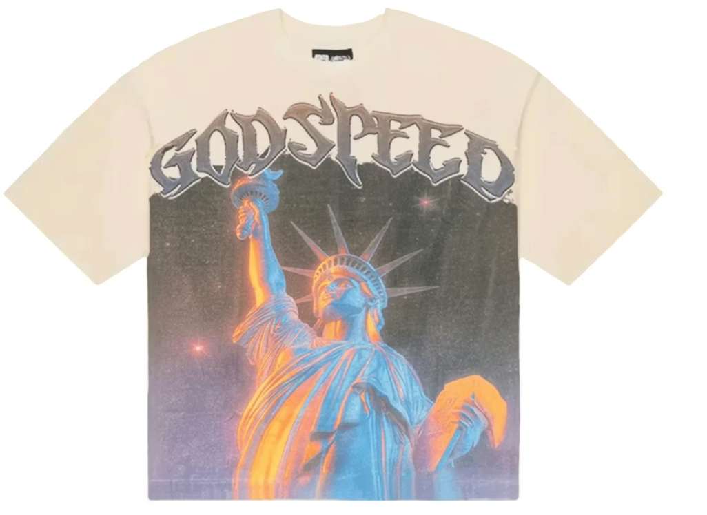 GODSPEED PURPLE CITY BONE TEE