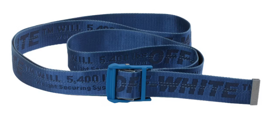 U OFF-WHITE Industrial Belt (SS19) Indigo