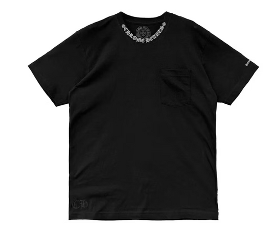 U CHROME HEART SHORT SLEEVE POCKET CREW TEE