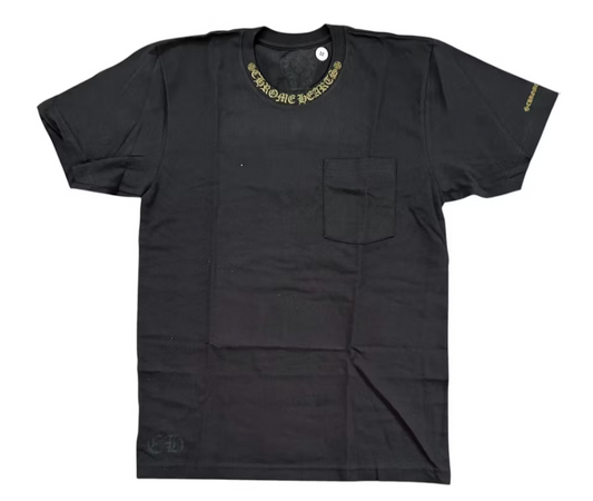 Chrome Hearts Short Sleeve Pocket Crew T-shirt Black/Army Green