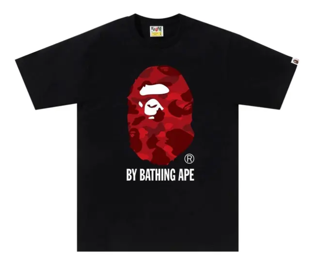 BAPE TEE "ABC RED"