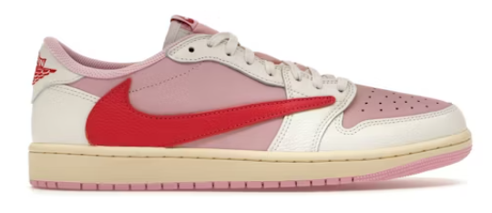 JORDAN 1 LOW TRAVIS SCOTT "SAIL TROPICAL PINK"