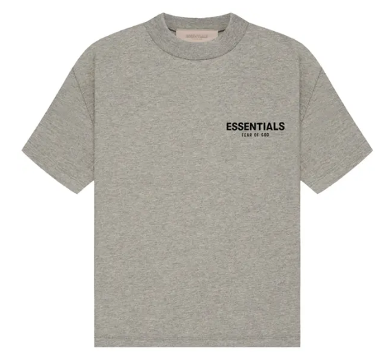 ESSENTIALS KIDS TEE 'DARK OATMEAL'