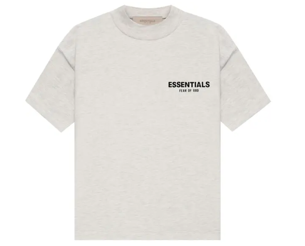 ESSENTIALS KIDS TEE 'LIGHT OATMEAL'