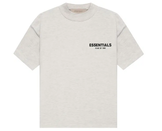 ESSENTIALS KIDS TEE 'LIGHT OATMEAL'
