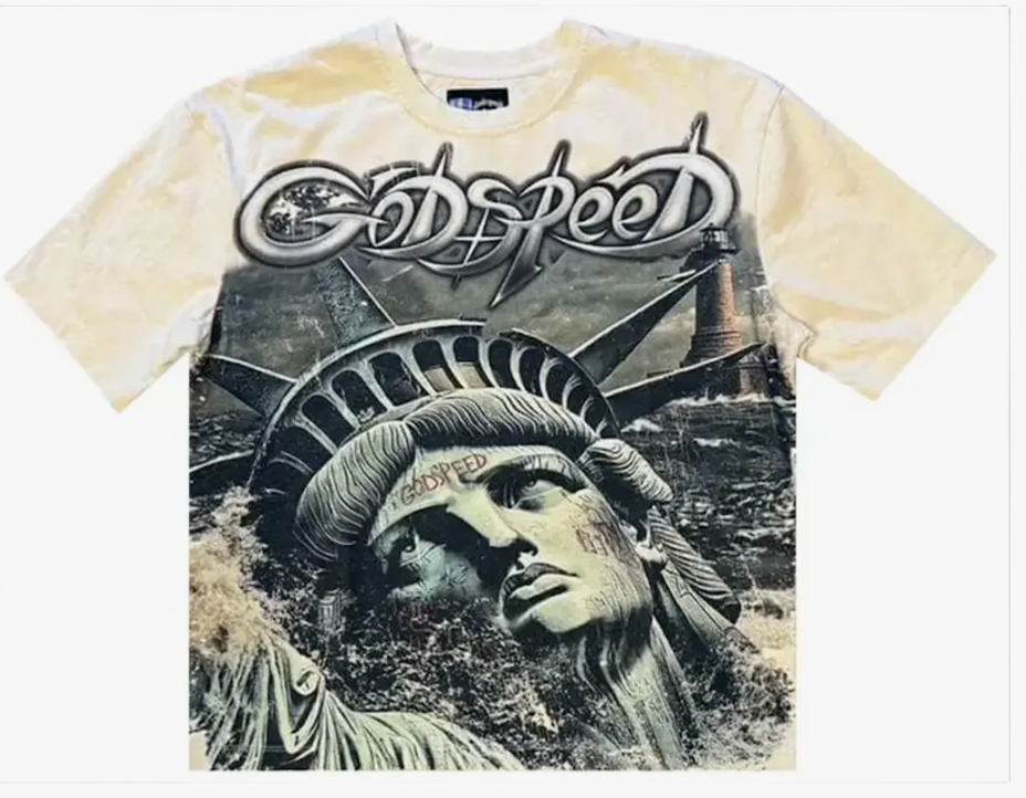 GODSPEED SUNKEN LIBERTY TEE (BONE)