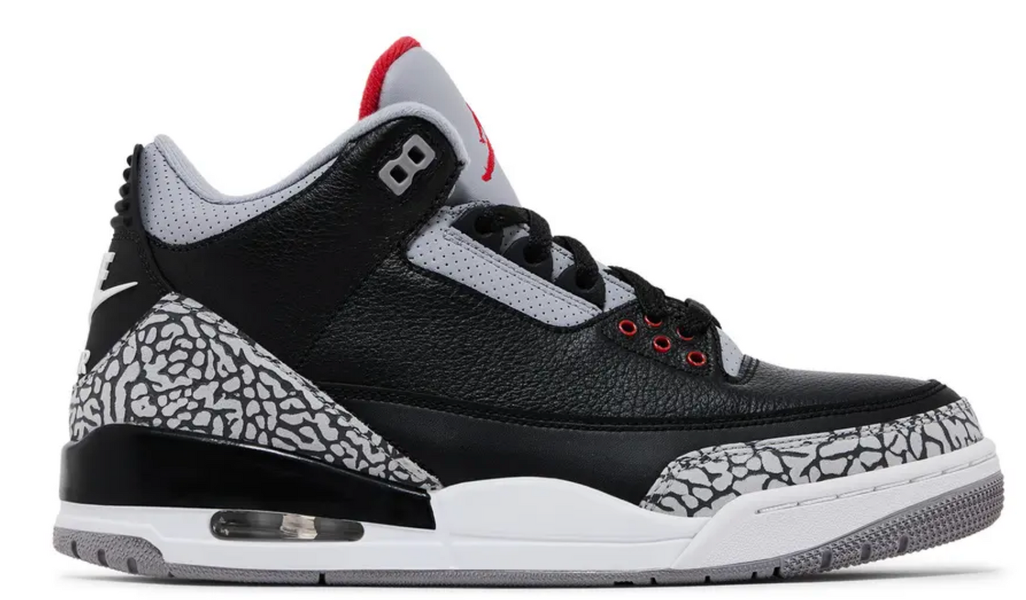 JORDAN 3 RETRO 'BLACK CEMENT' (2018)