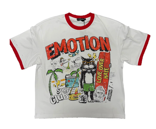 Mixed Emotions 'Surf Club' White Tee
