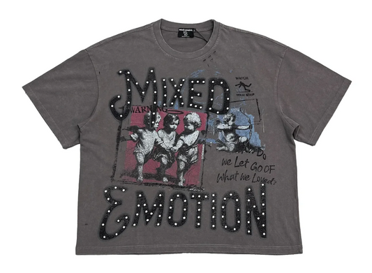 Mixed Emotions 'Friends' Grey Tee