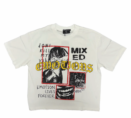 Mixed Emotions 'Forever' White Tee
