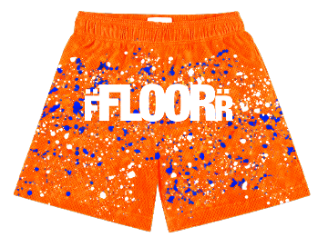 FLOOR 914 MESH SHORTS ORANGE