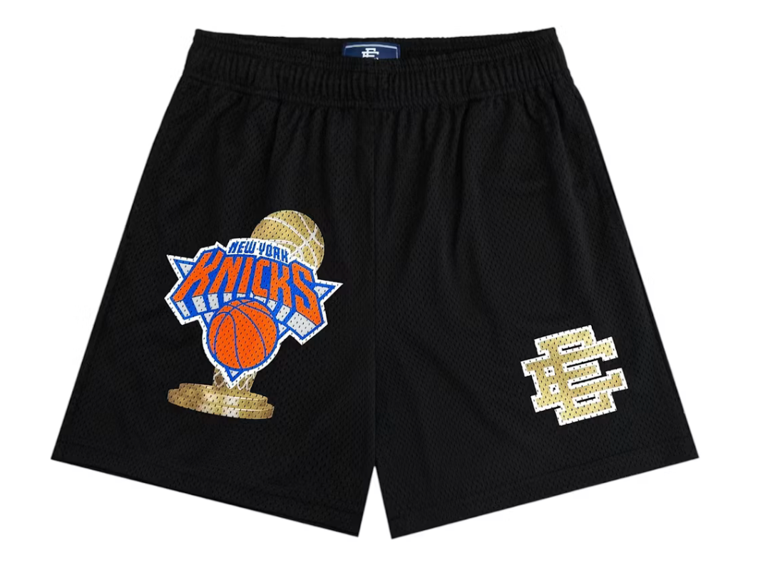 Eric Emanuel x New York Knicks Champ Shorts 'Black/Gold'