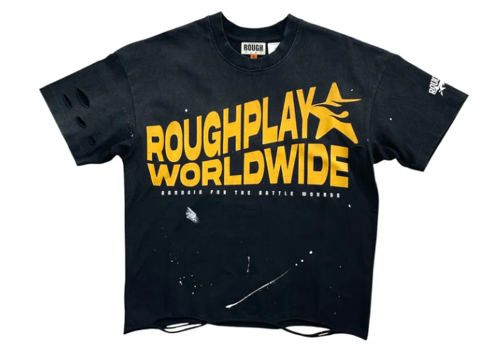 ROUGHPLAY WORLDWIDE T-SHIRT (BLACK/YELLOW)