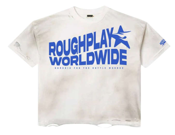 ROUGHPLAY WORLDWIDE T-SHIRT (WHITE/ROYAL)
