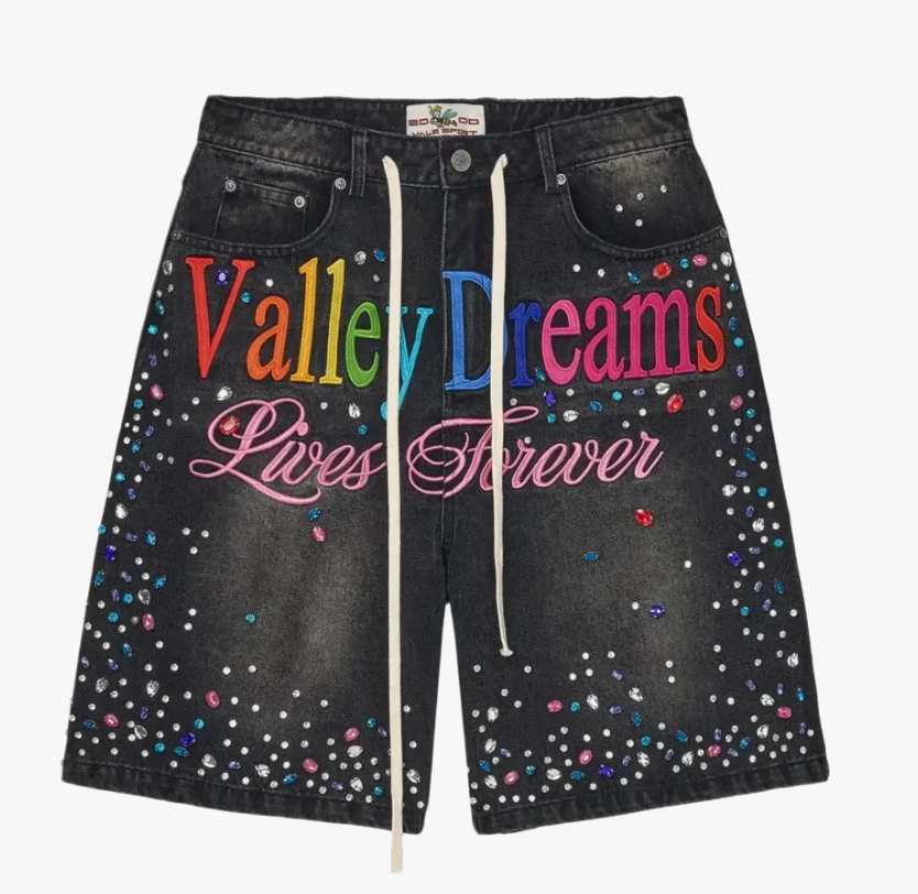 Vale Forever Ice Cream Jorts Black Denim
