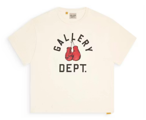 GALLERY DEPT BOXING MATCH TEE CREAM