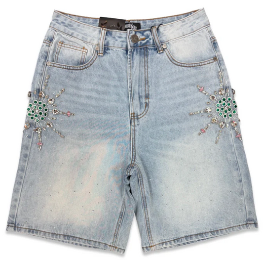 PRESTIGE “EMERALD” BLUE WASH SHORTS