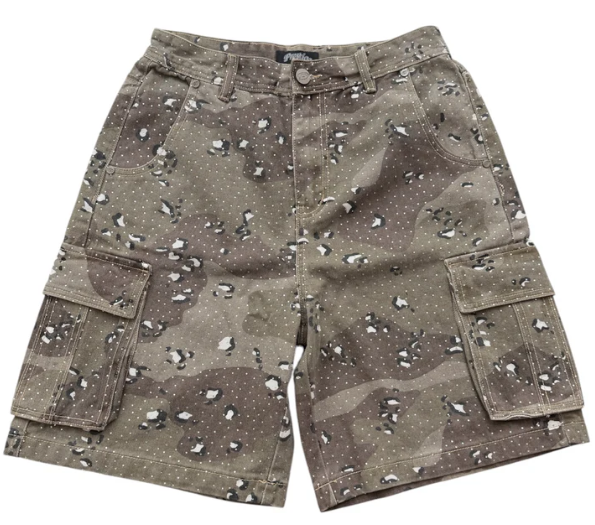 PRESTIGE "RHINESTONE CAMO" JORTS