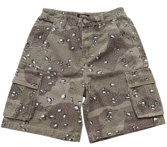 PRESTIGE "RHINESTONE CAMO" JORTS