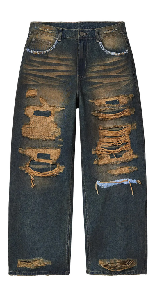 VALE FOREVER THRASHED DENIM 'DARK/WASH'