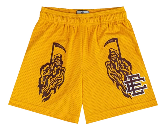ERIC EMANUEL EE BASIC SHORT 'WARREN LOTUS' YELLOW/MAROON