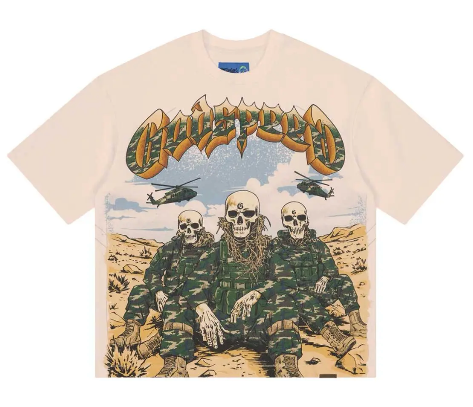 GODSPEED SQUADRON TEE 'CREAM'